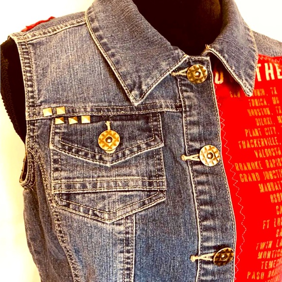 Lady A Country Music  Tour 2011 denim Vest Small - Picture 4 of 10